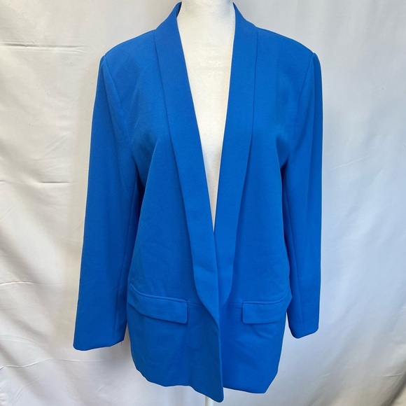 VENUS Jackets & Blazers - Venus Royal Blue Women’s Open Front Blazer Coat Jacket Size 14 Business Suit